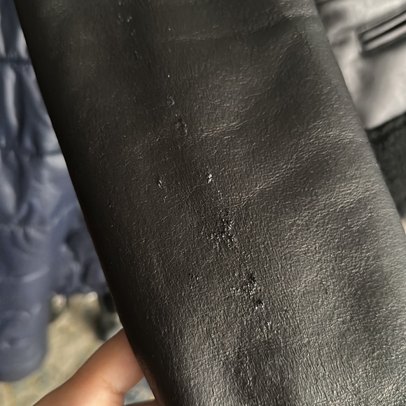 ANN TAYLOR Faux Leather Moto Jacket NWOT - Picture 8 of 9